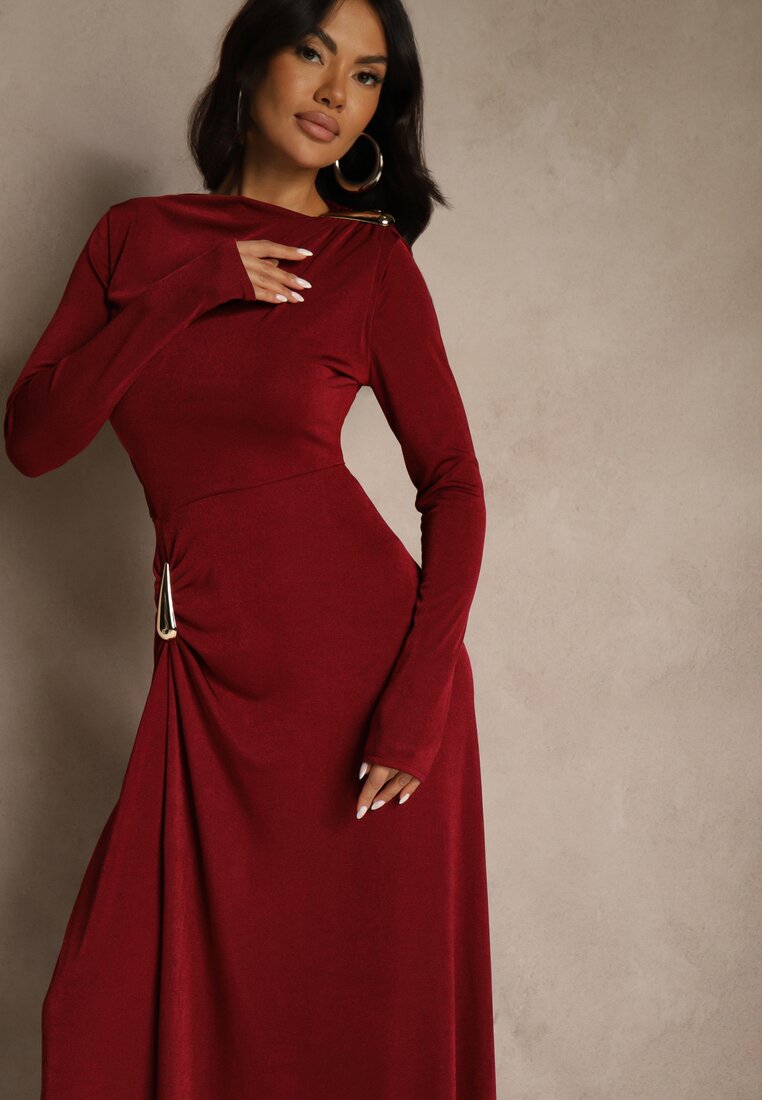 Бордова Сукня