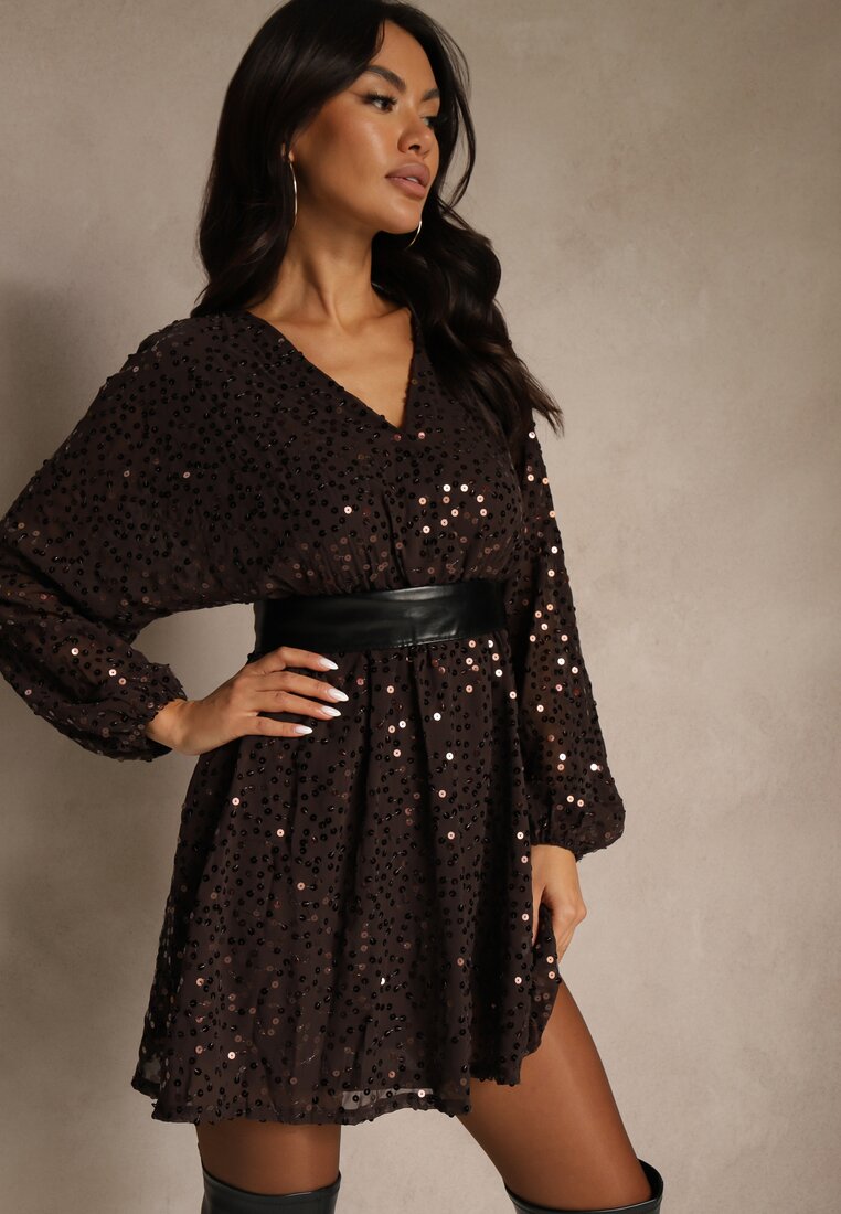 Коричнева Сукня