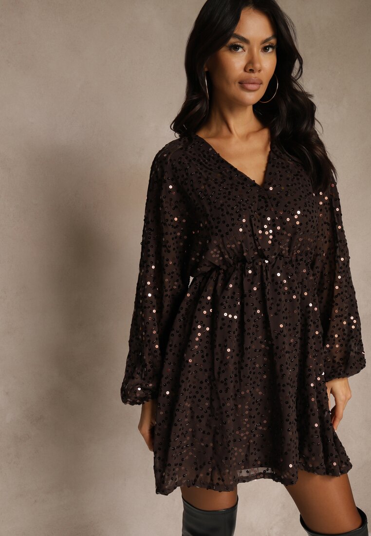 Коричнева Сукня