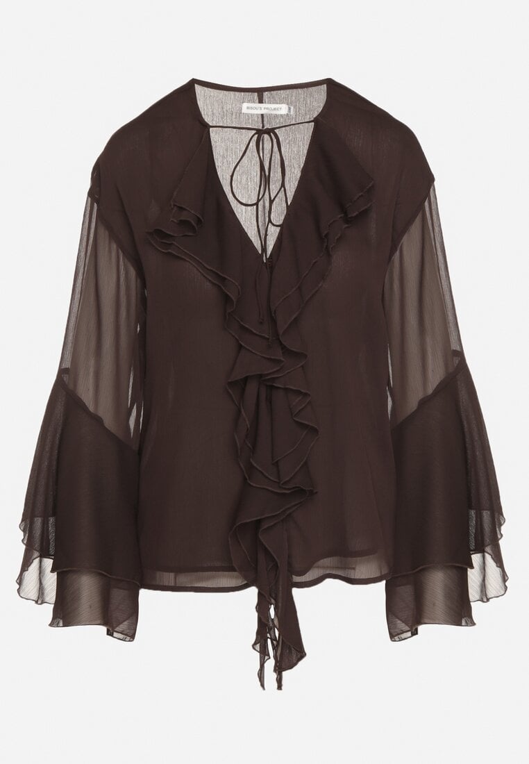 Коричнева Блузка