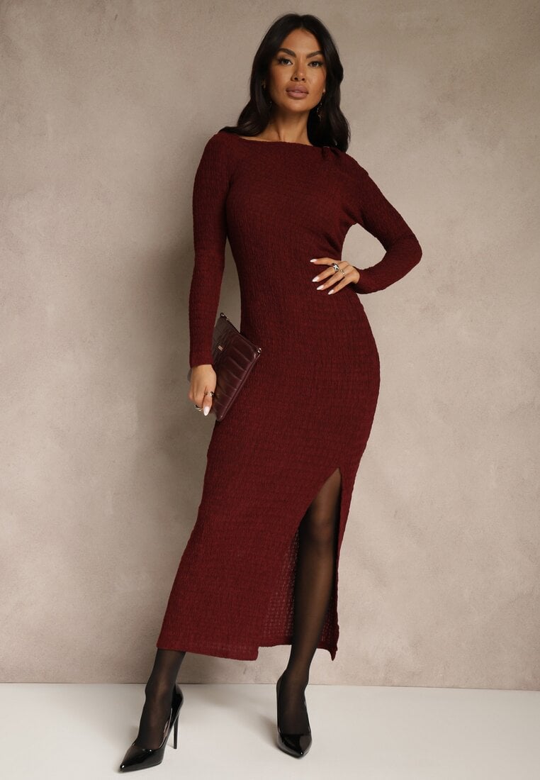 Бордова Сукня