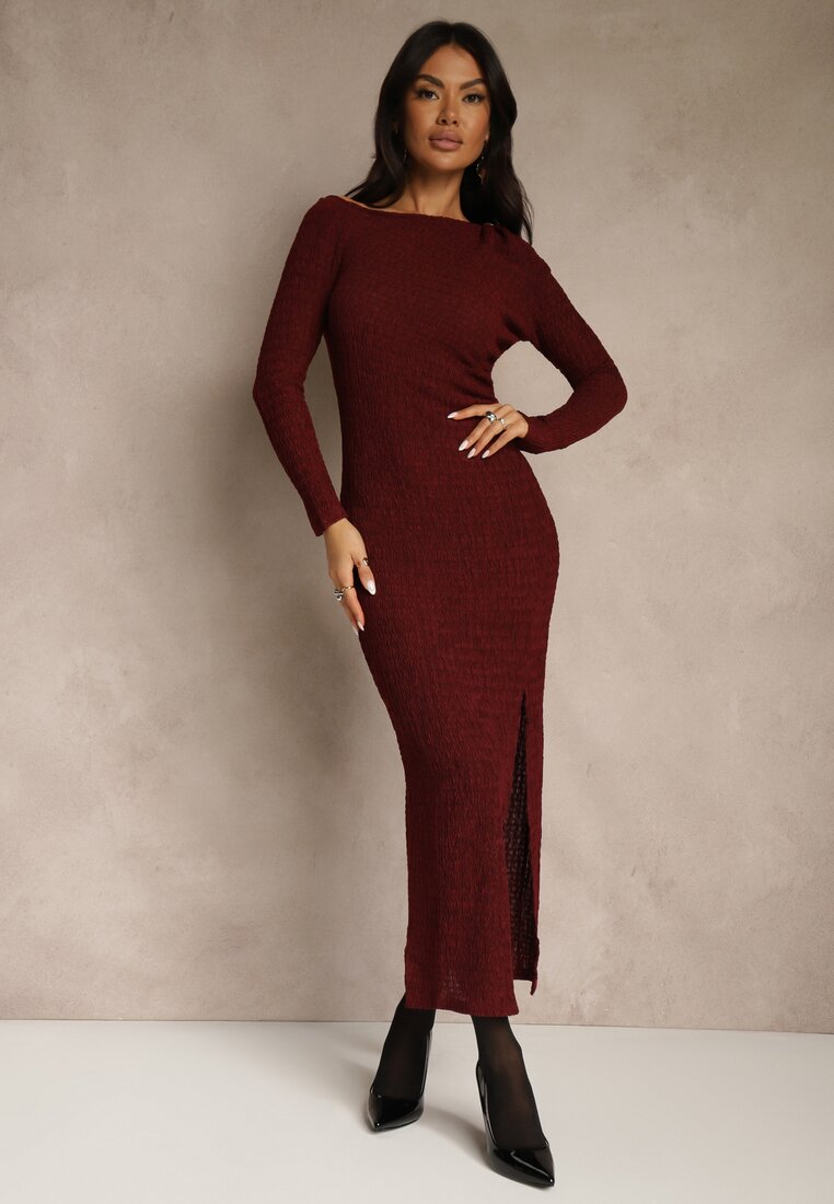 Бордова Сукня