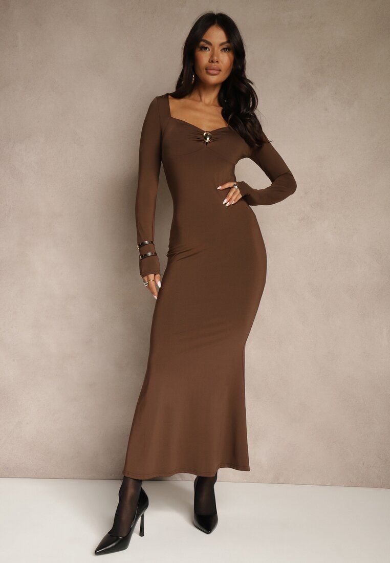 Коричнева Сукня
