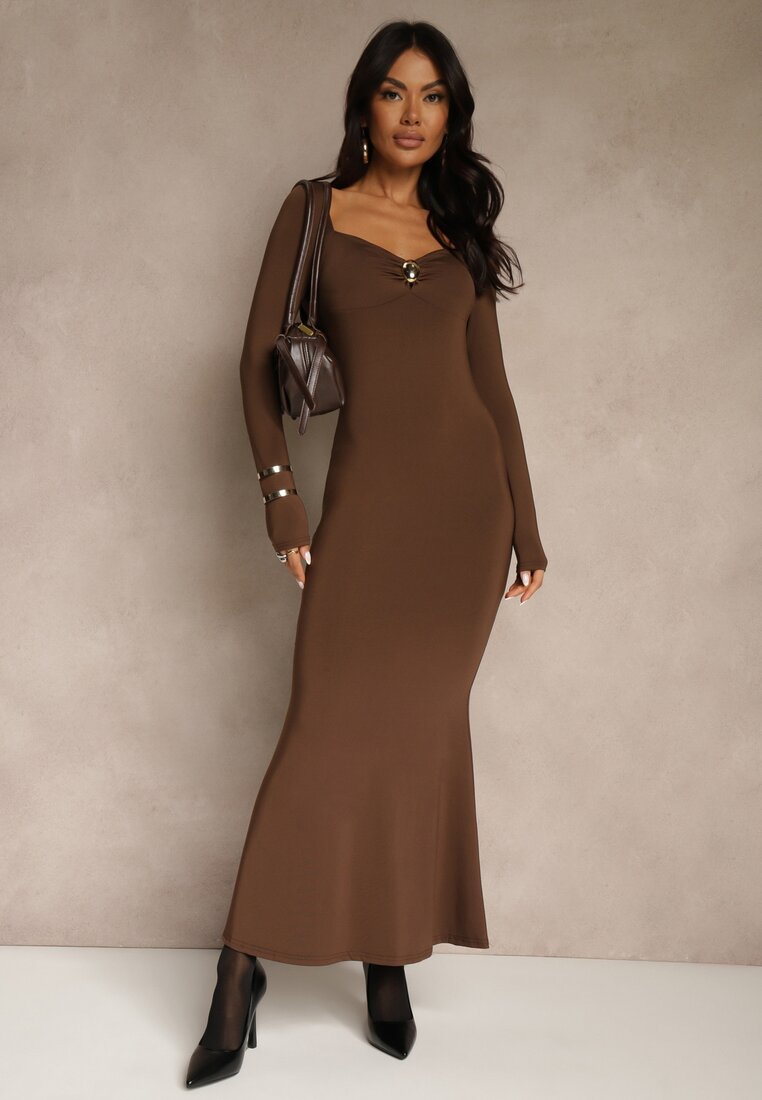 Коричнева Сукня