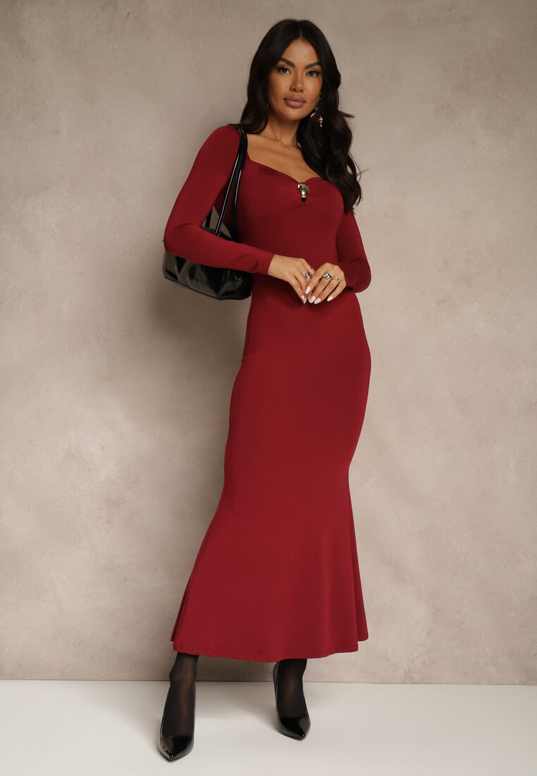 Бордова Сукня