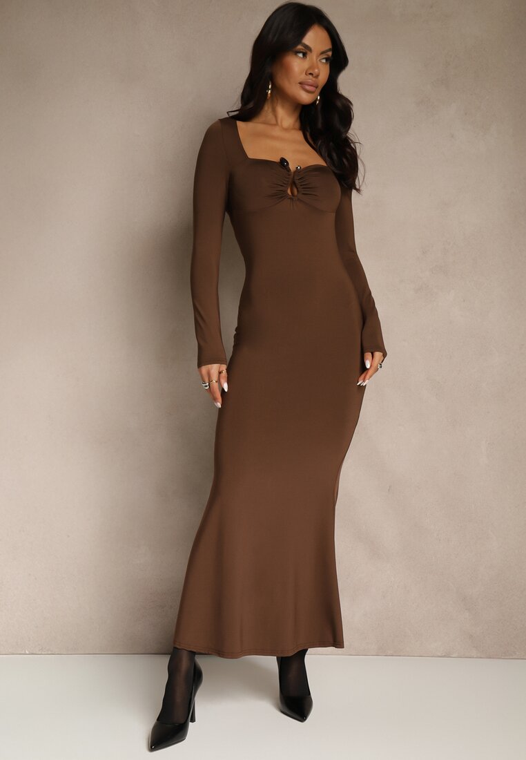 Коричнева Сукня