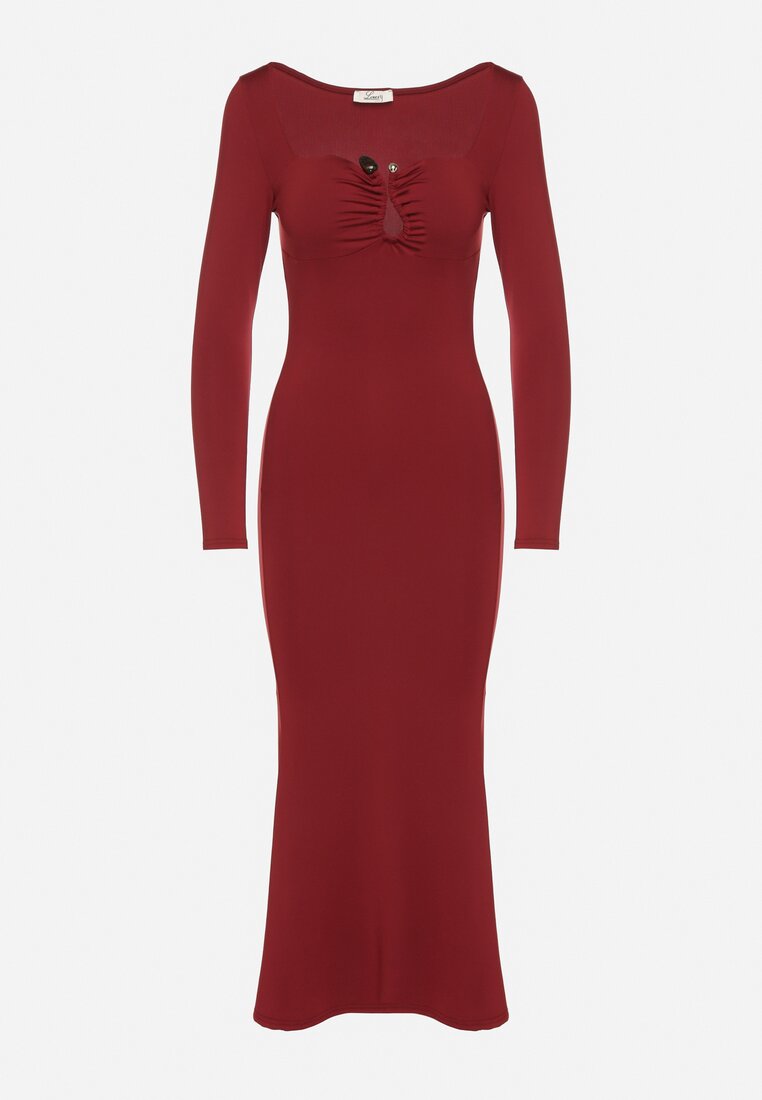 Бордова Сукня