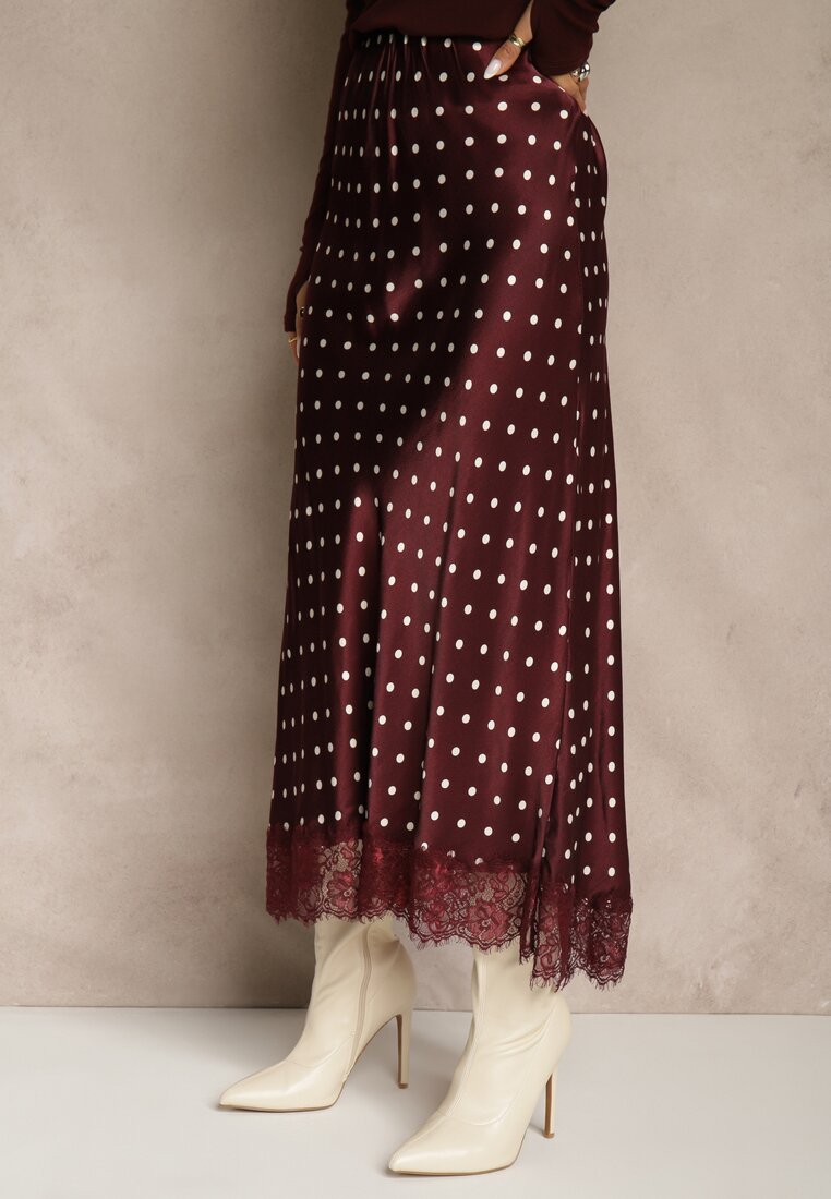 Бордова Спідниця