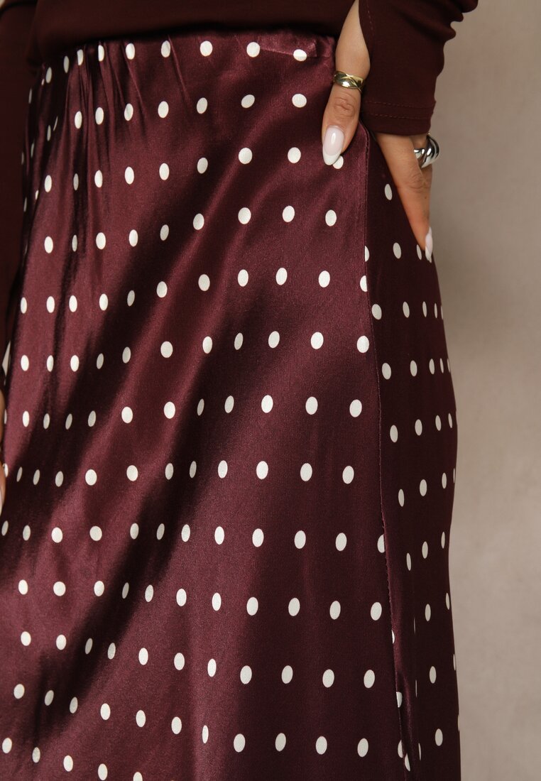 Бордова Спідниця