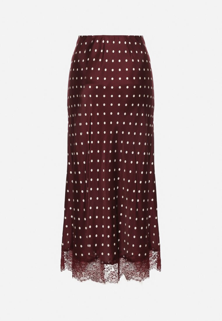 Бордова Спідниця