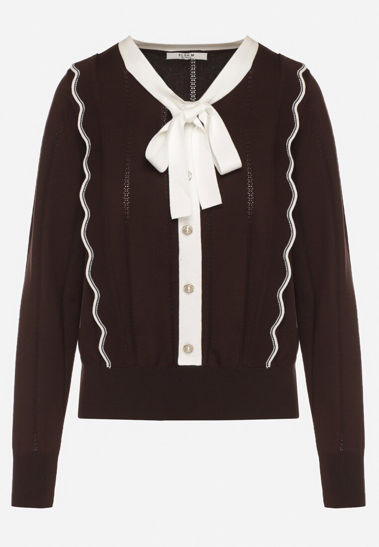 Коричневий Светр