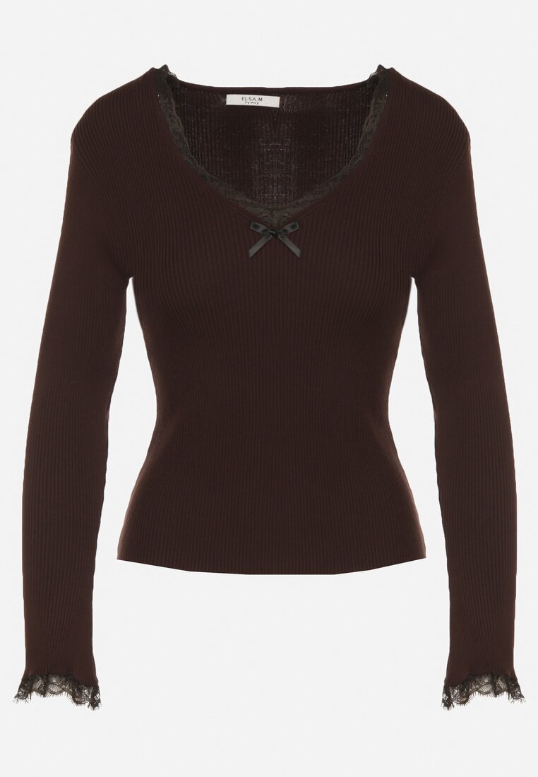 Коричневий Светр