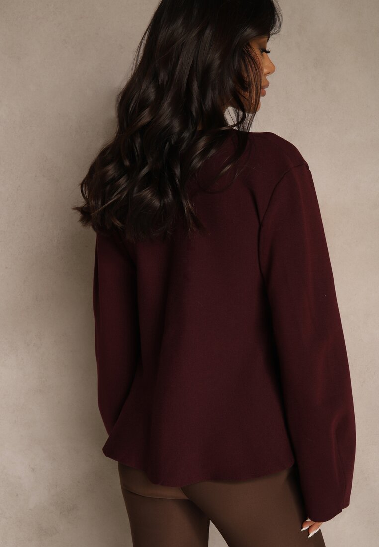 Бордовий Кардиган