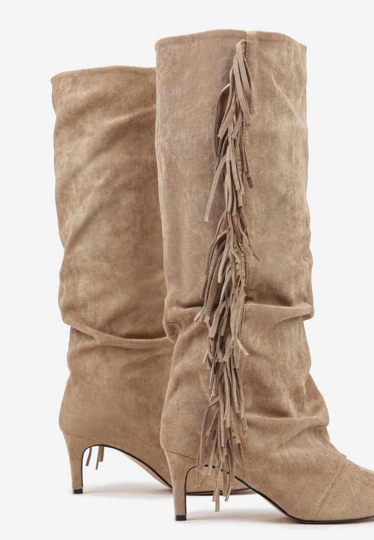 Темно-Бежеві Чоботи