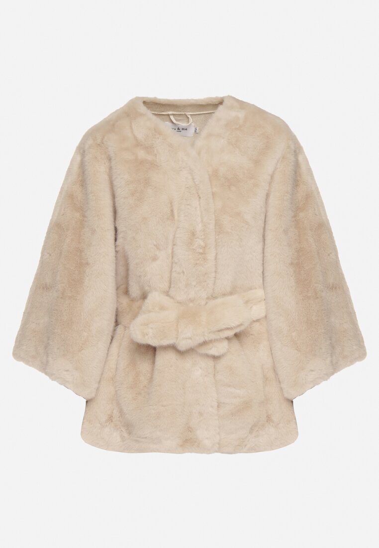 Бежеве Пончо