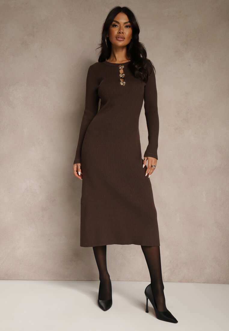 Коричнева Сукня