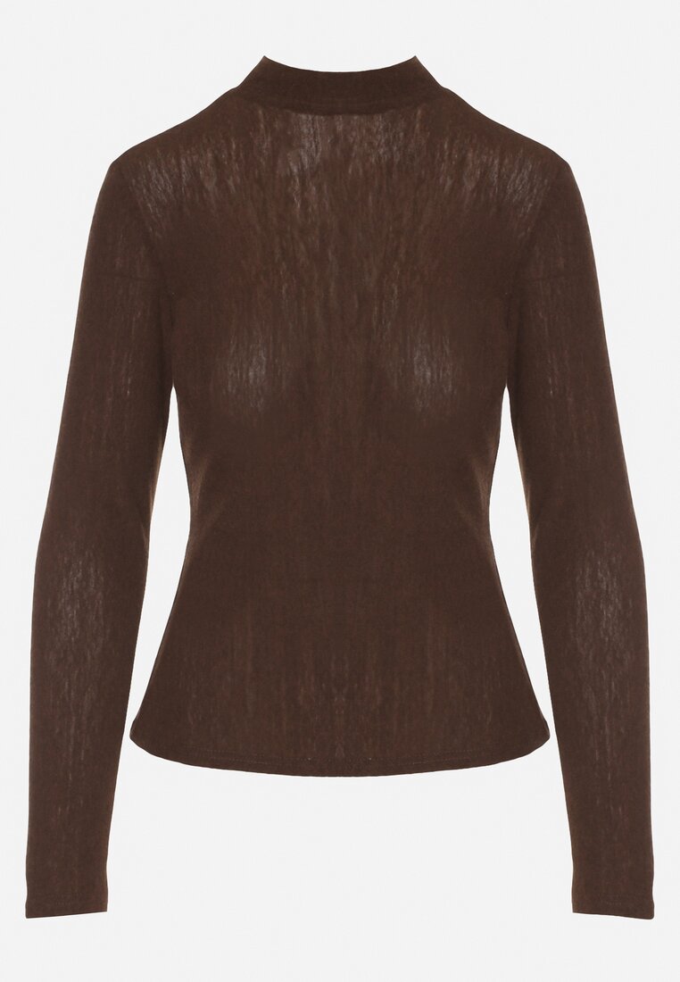 Коричневий Лонгслів