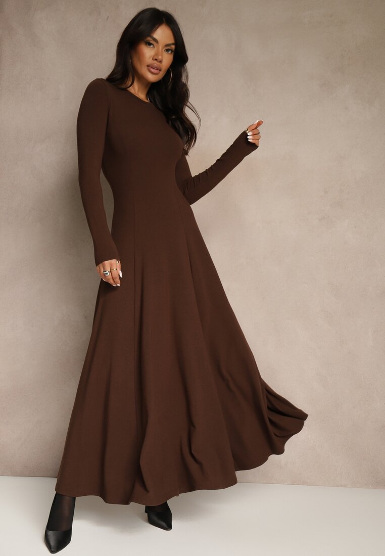 Коричнева Сукня