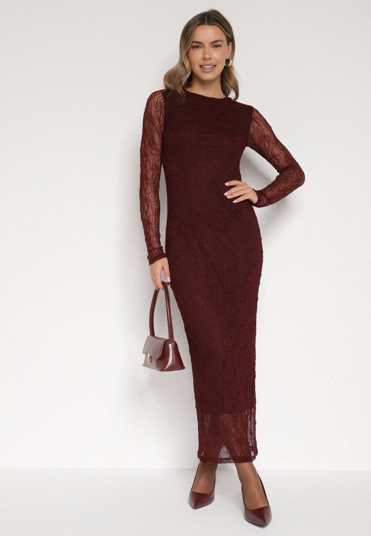 Бордова Сукня