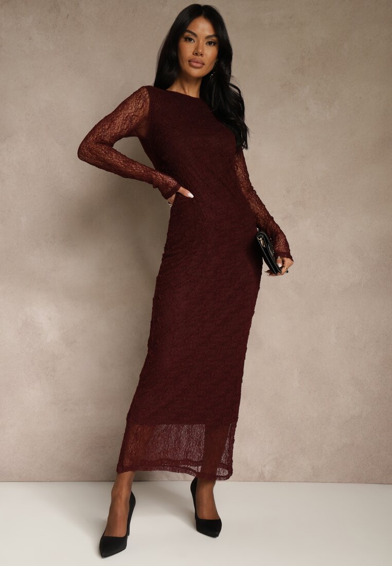 Бордова Сукня