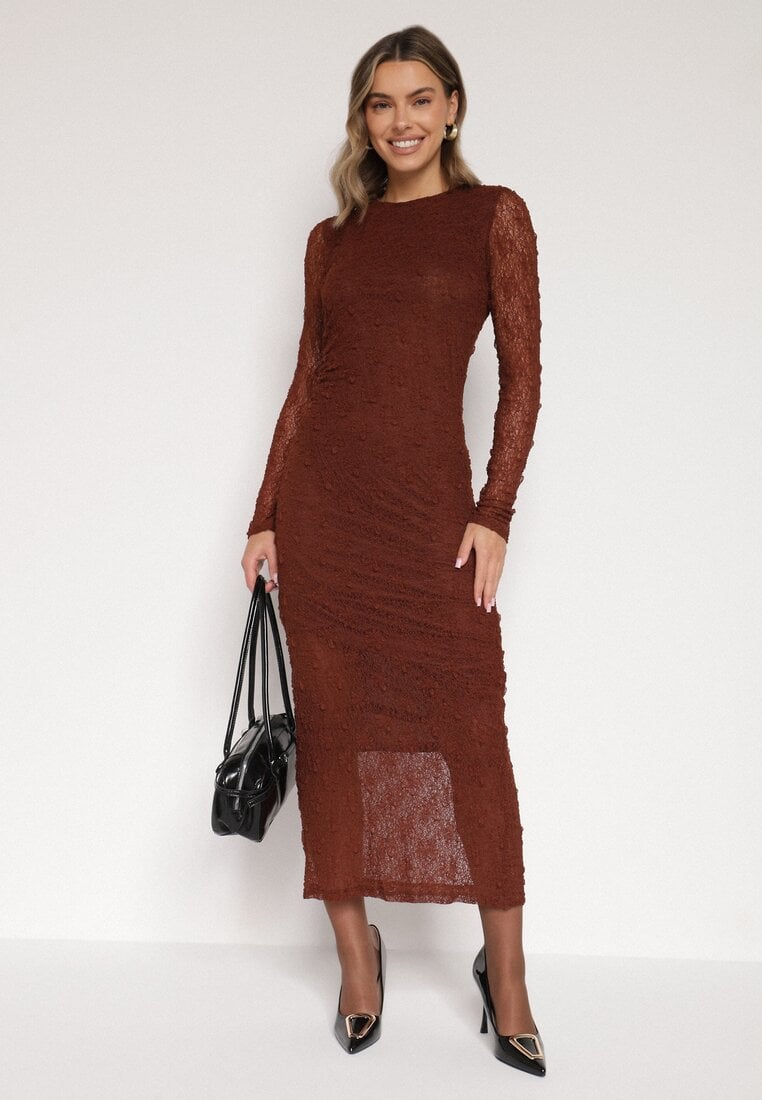Коричнева Сукня