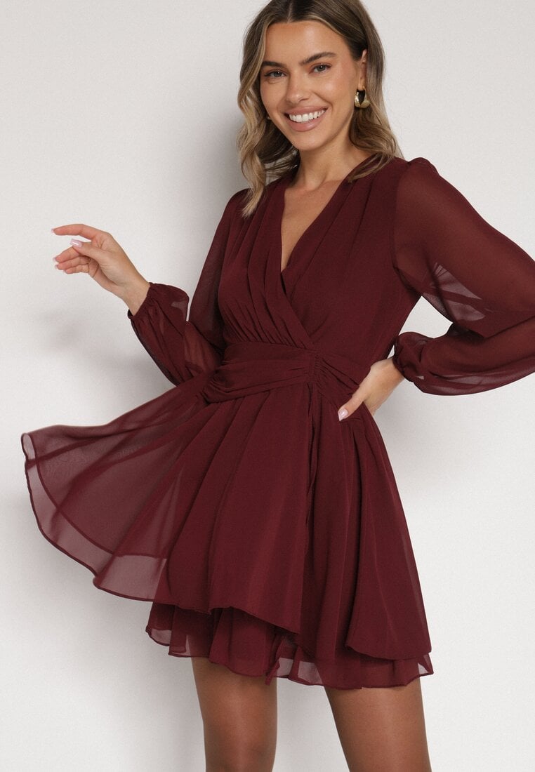 Бордова Сукня