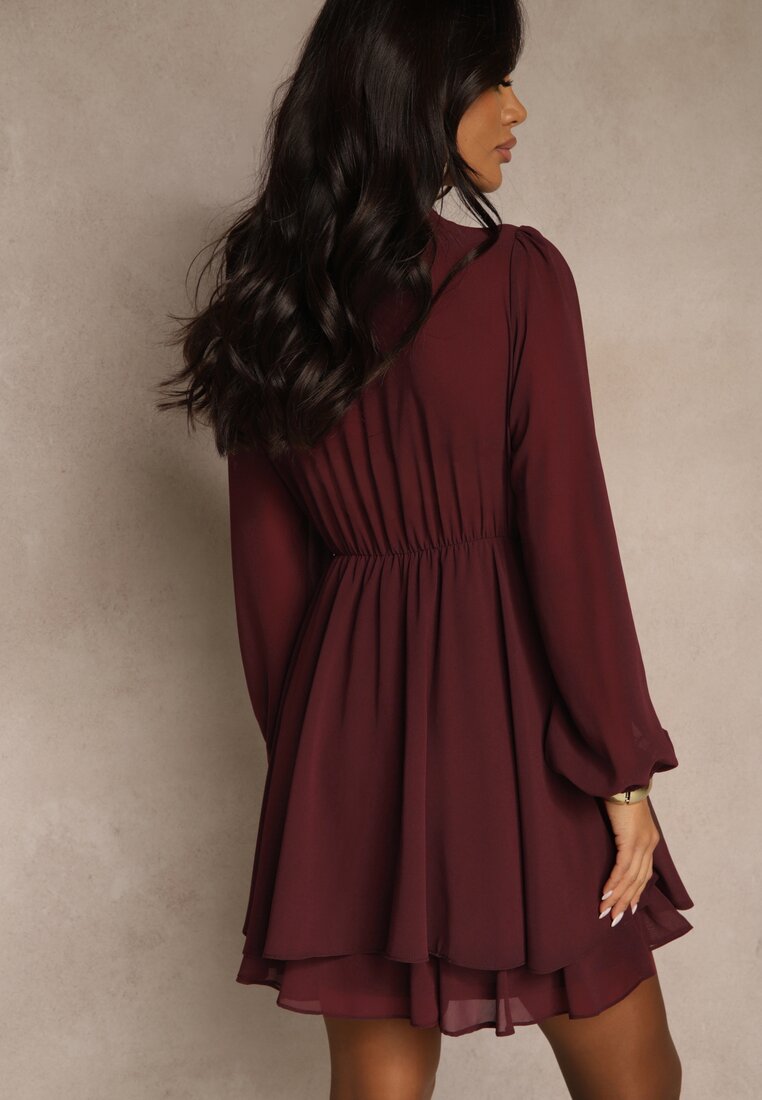 Бордова Сукня
