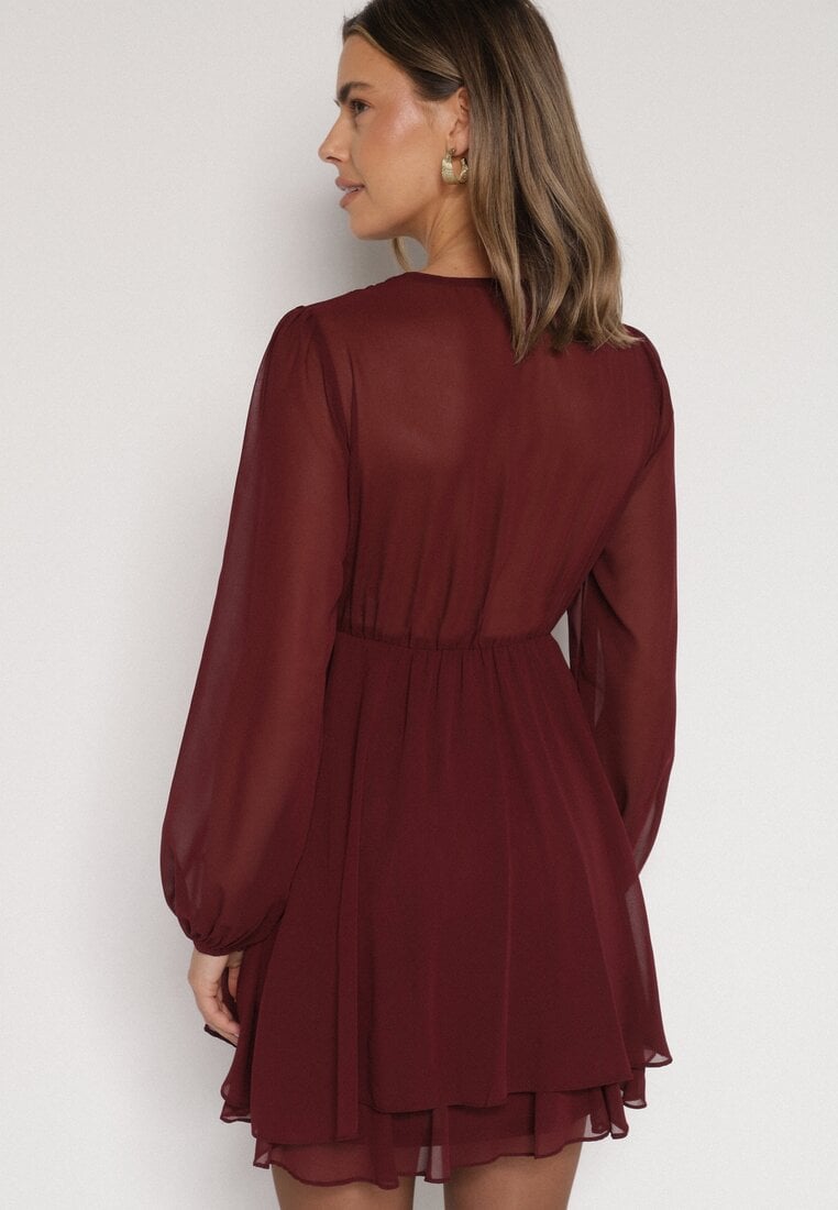 Бордова Сукня