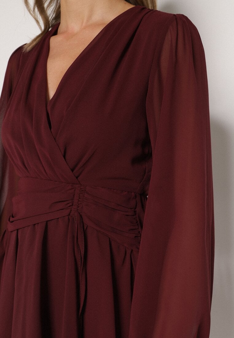 Бордова Сукня