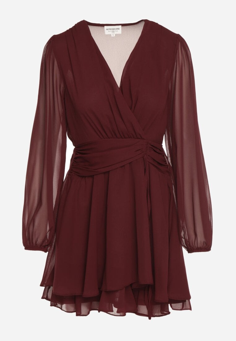 Бордова Сукня