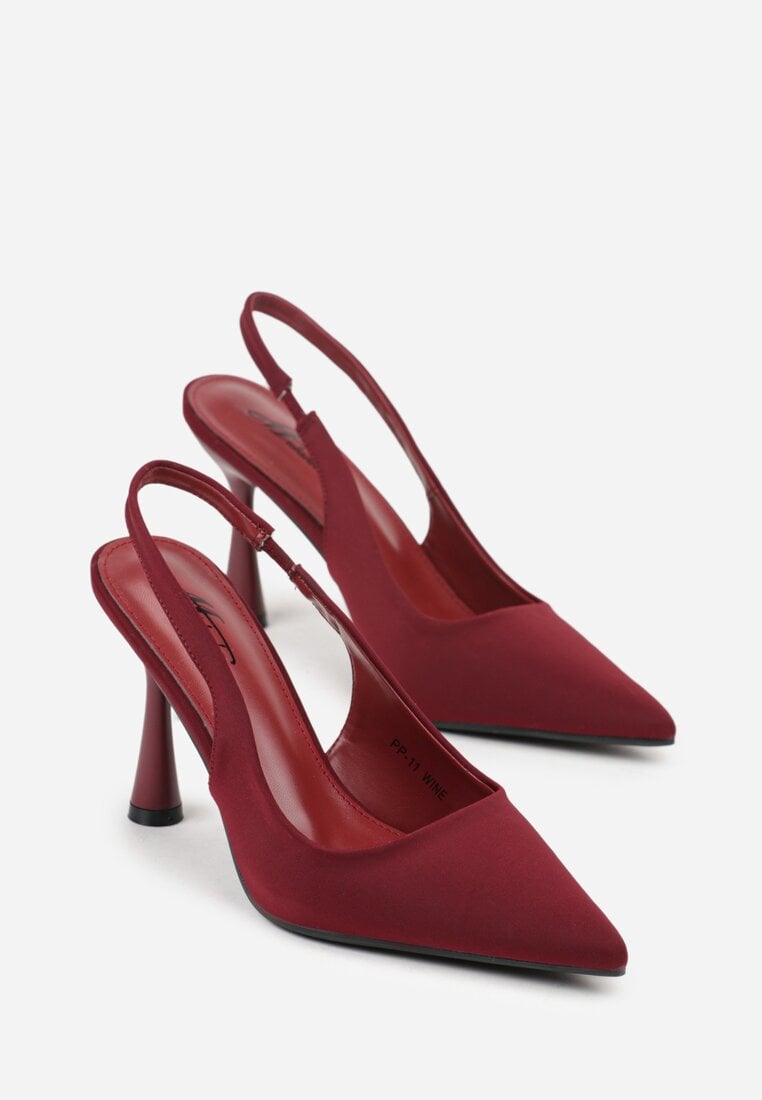 Бордові Босоніжки