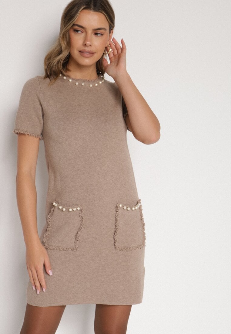 Бежева Сукня