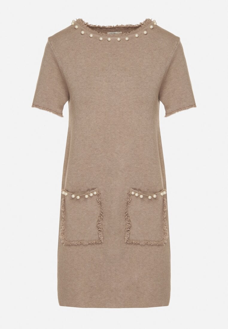 Бежева Сукня