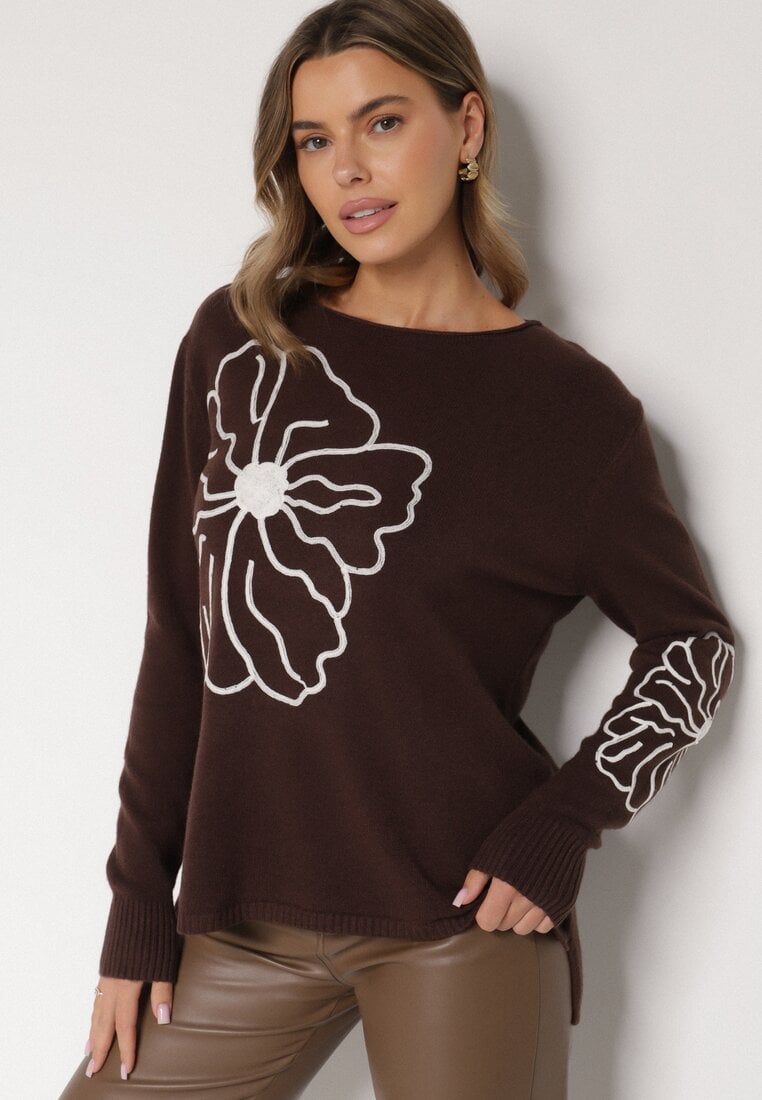 Коричневий Светр