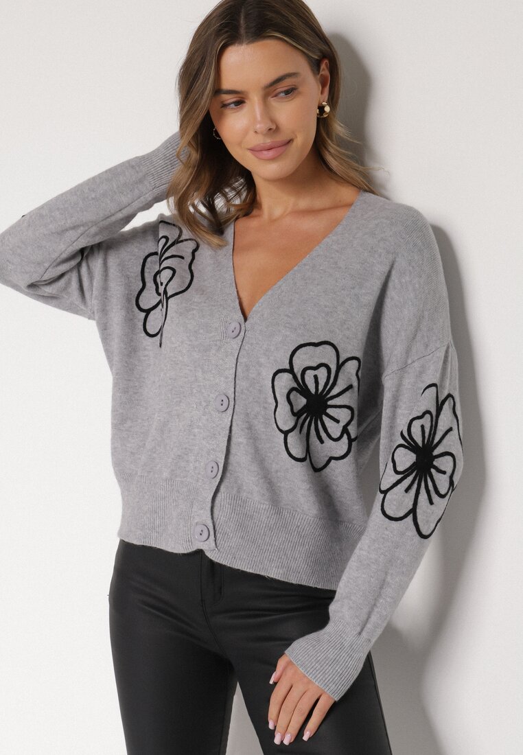 Сірий Кардиган