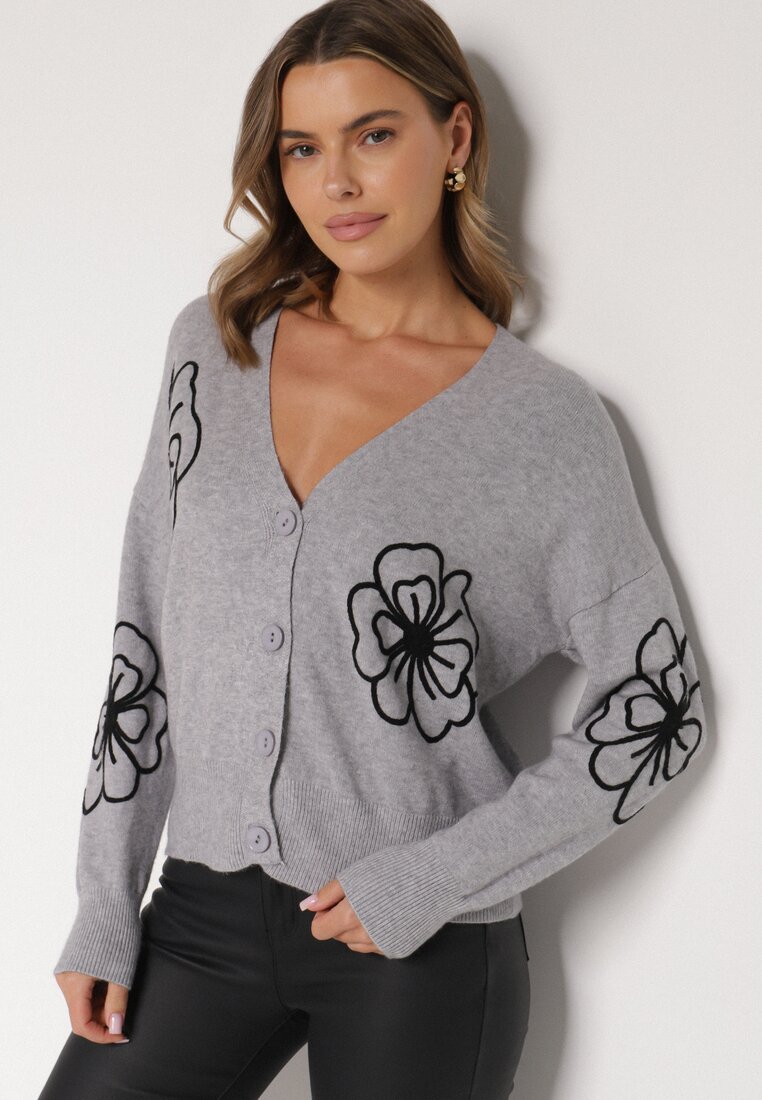 Сірий Кардиган