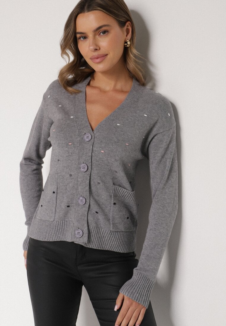 Сірий Кардиган