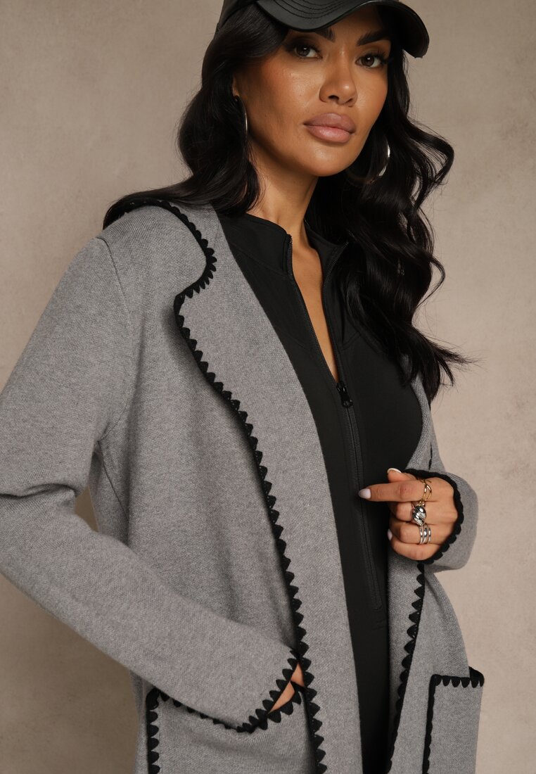 Сірий Кардиган