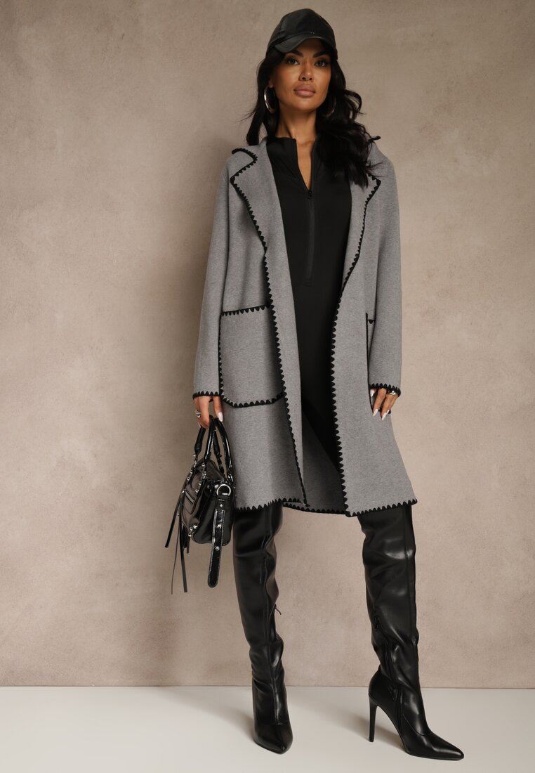 Сірий Кардиган