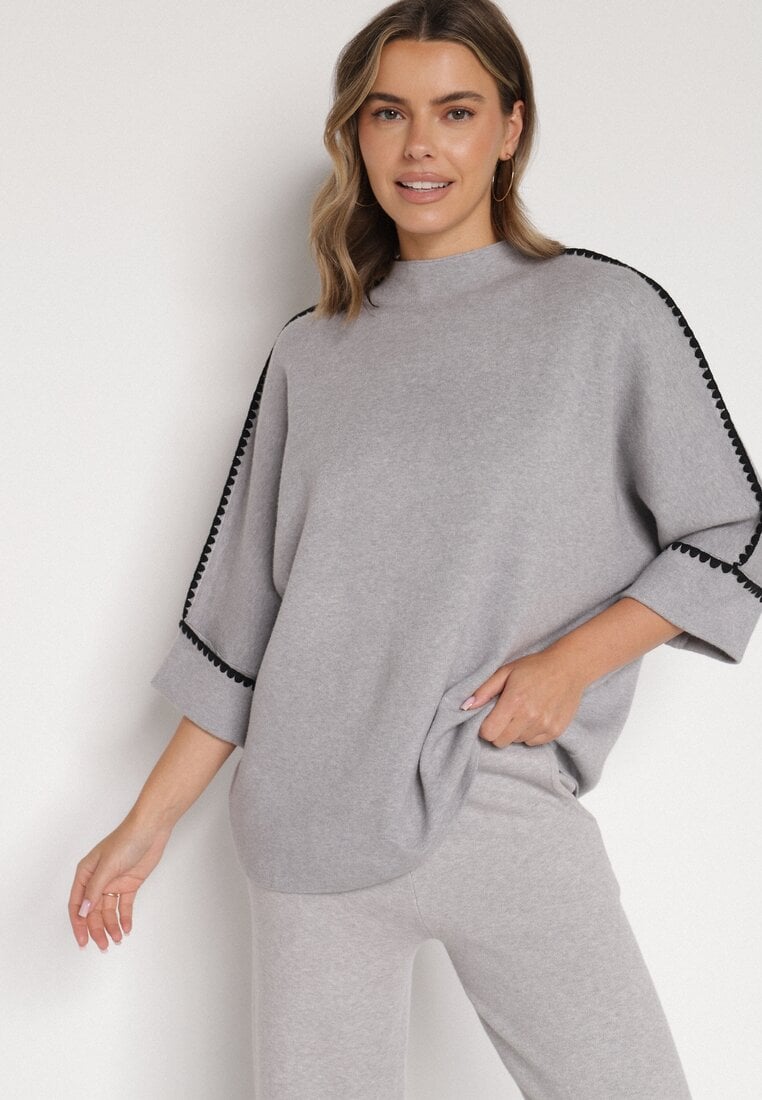 Сірий Светр