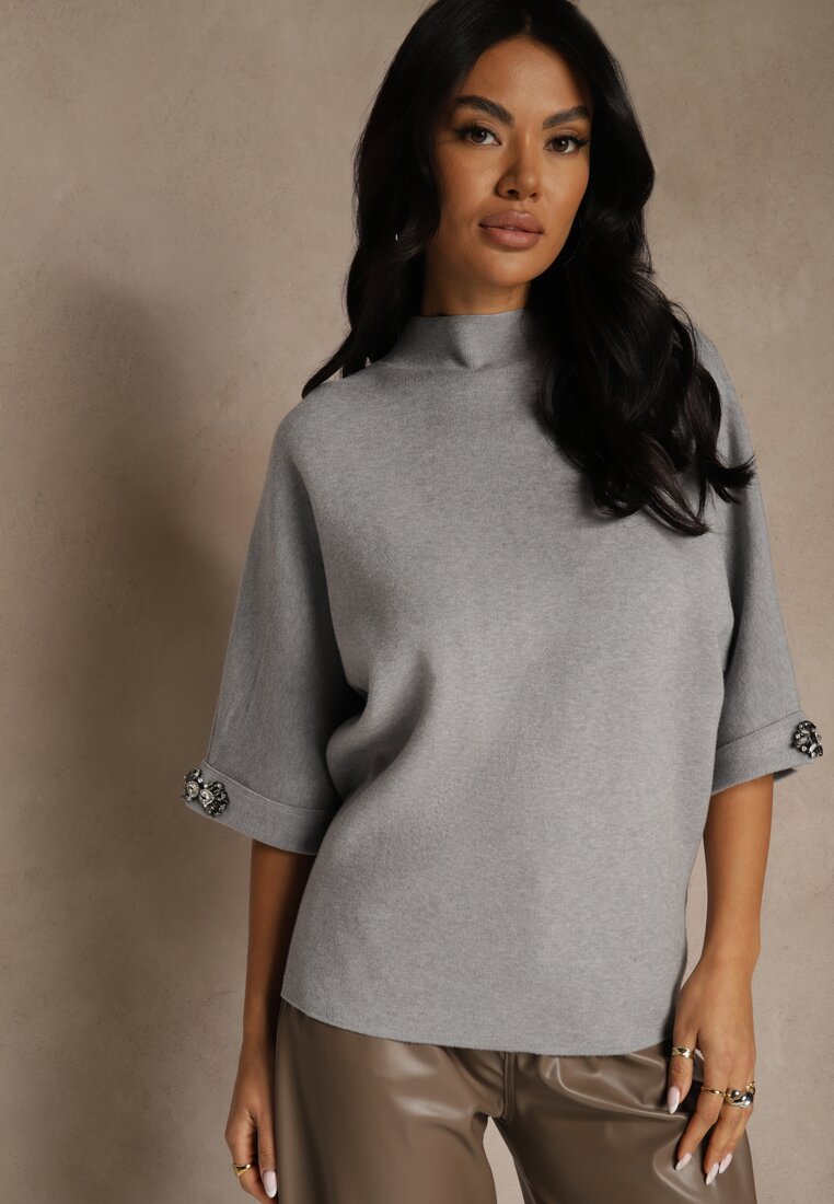 Сірий Светр