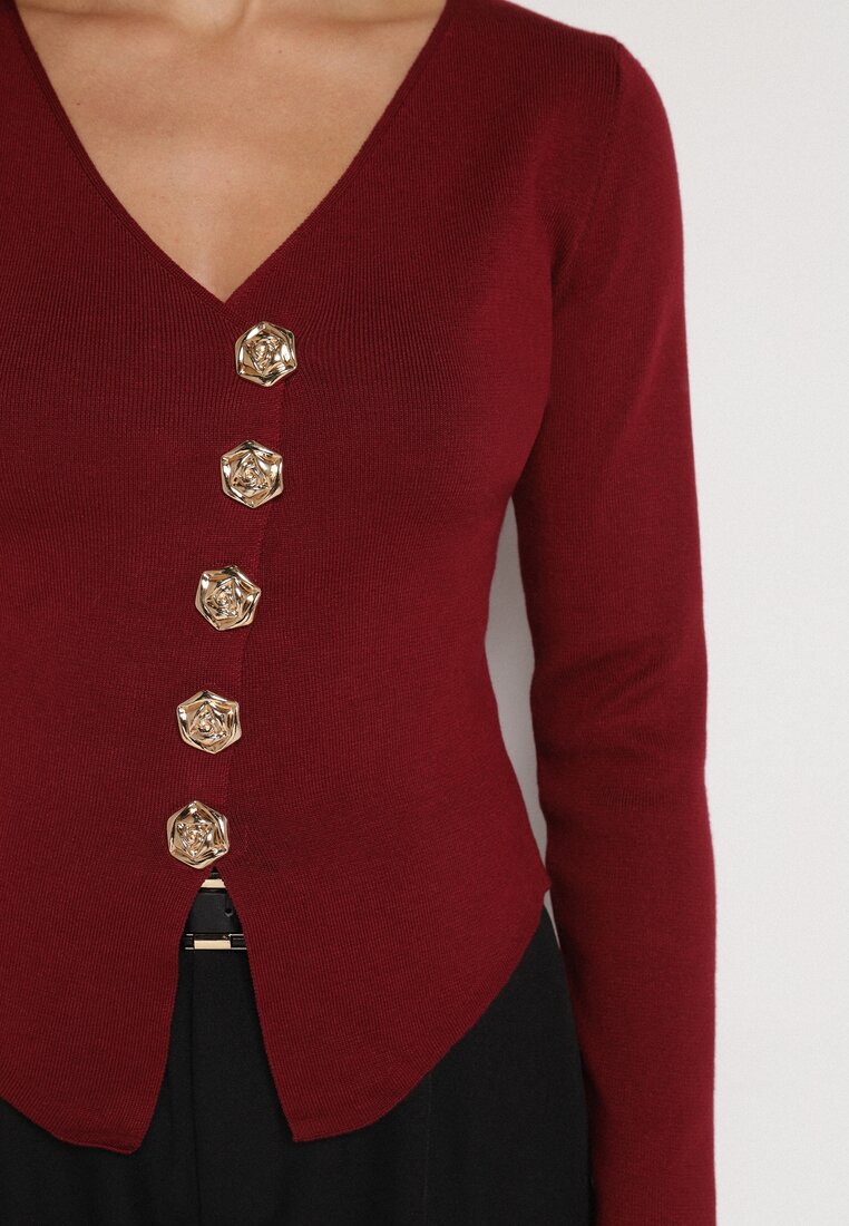 Бордовий Светр