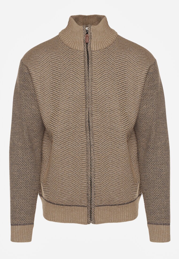 Темно-Бежевий Кардиган