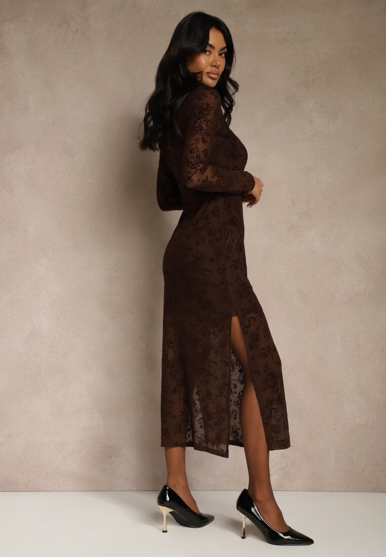 Коричнева Сукня