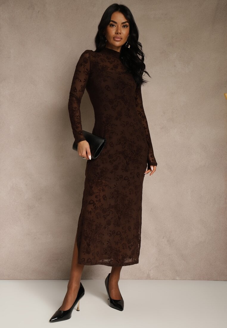 Коричнева Сукня