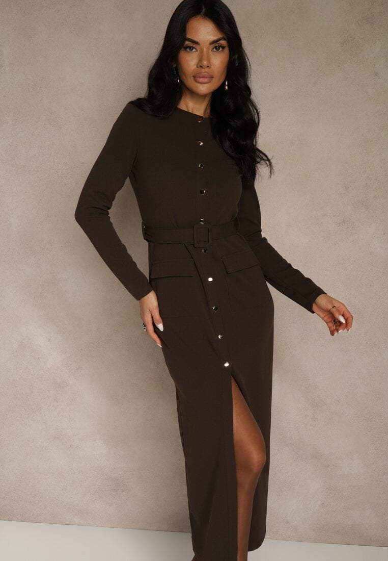 Коричнева Сукня