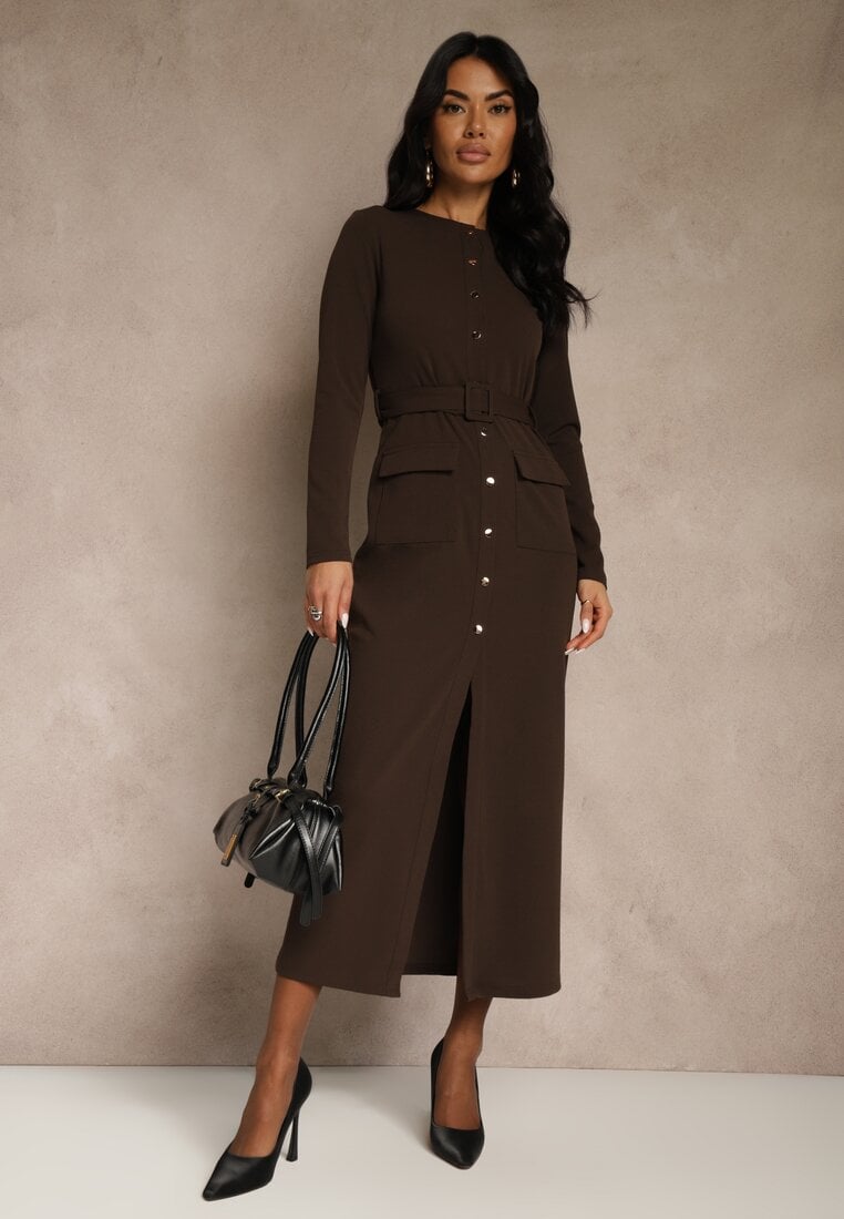 Коричнева Сукня