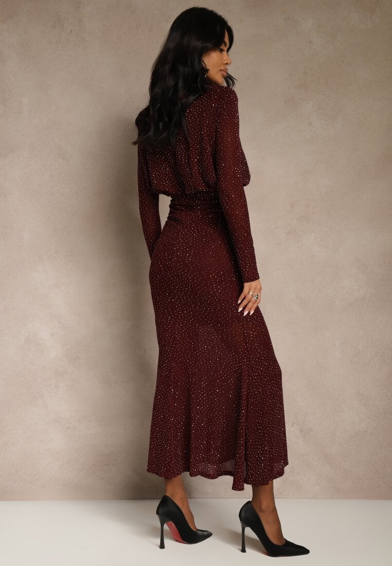 Бордова Сукня