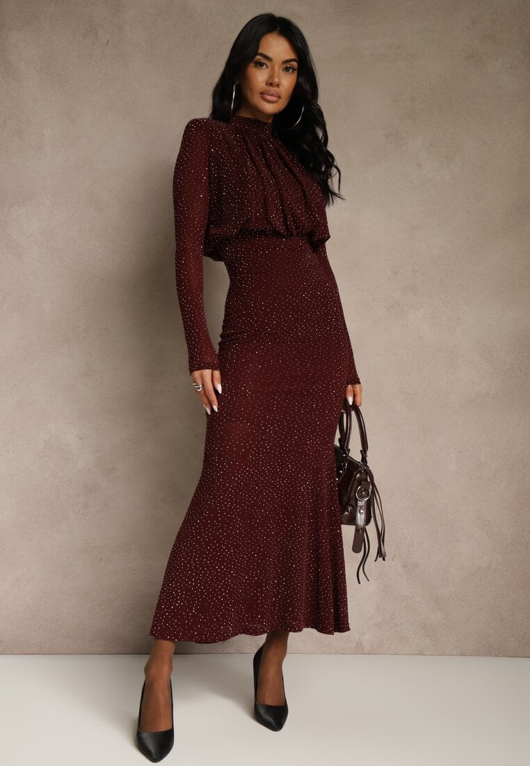 Бордова Сукня