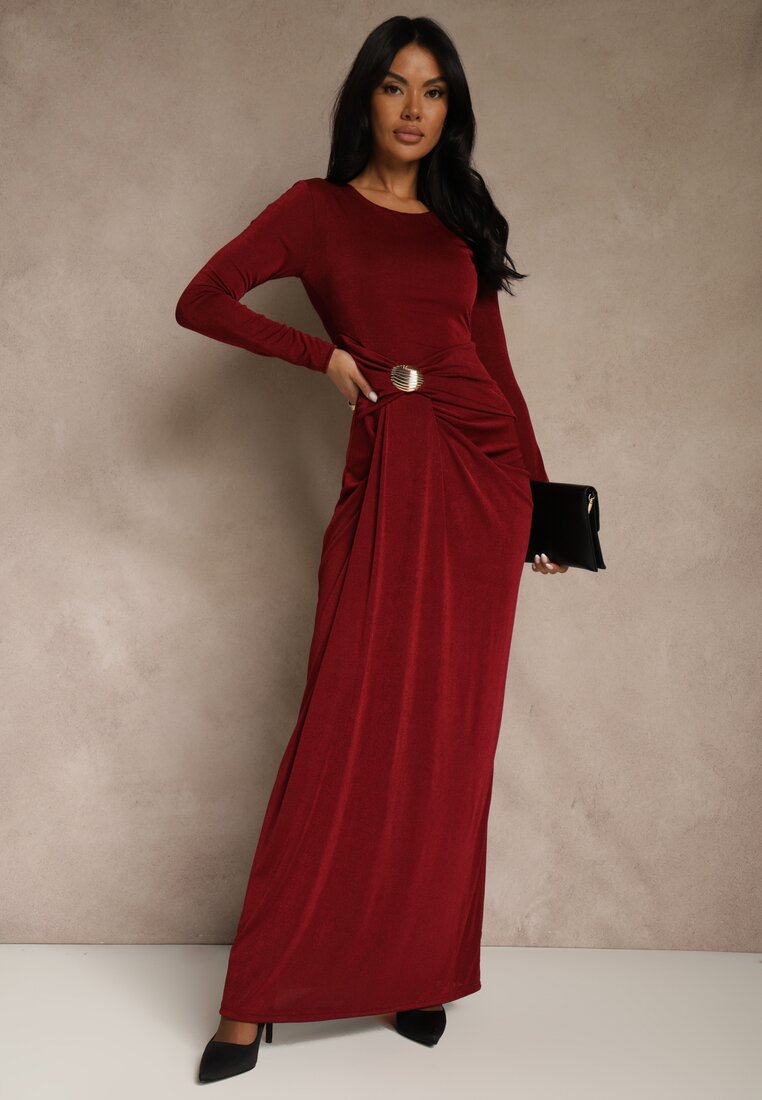 Бордова Сукня